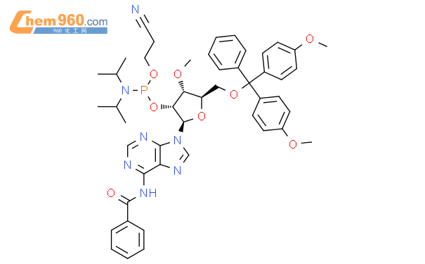 179479 02 8 N6 Benzoyl 5 O DMT 3 O Methyladenosine 3 CE