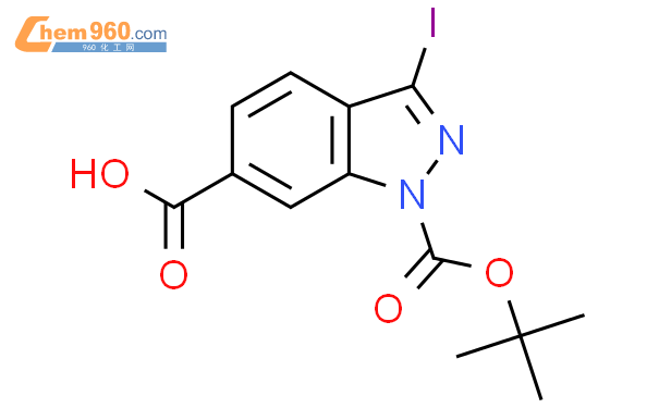 1799420 87 3 1 Tert Butoxycarbonyl 3 Iodo 1H Indazole 6 Carboxylic