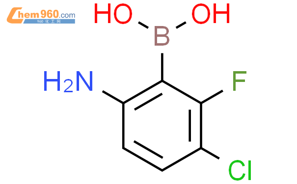 1802430 56 3 6 Amino 3 chloro 2 fluorophenyl boronic acidCAS号 1802430