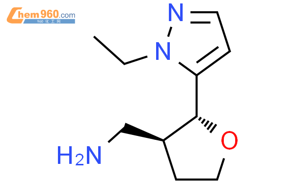 Ethyl H Pyrazol Yl Oxolan Yl Methanamine Trans