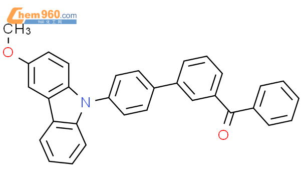 1826057 12 8 Methanone 4 3 Methoxy 9H Carbazol 9 Yl 1 1 Biphenyl