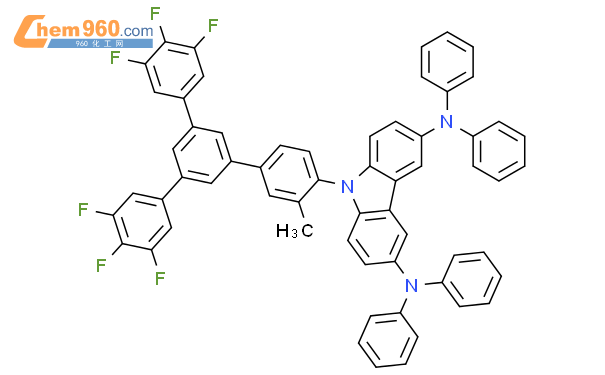 1826812 83 2 9H Carbazole 3 6 Diamine N3 N3 N6 N6 Tetraphenyl 9 3 4