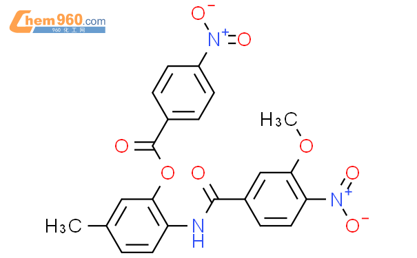 183497 03 2 Benzamide 3 Methoxy N 4 Methyl 2 4 Nitrobenzoyl Oxy