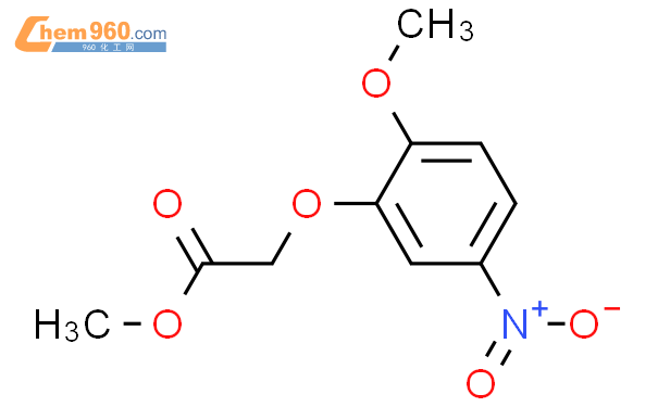 183803 02 3 ACETIC ACID 2 METHOXY 5 NITROPHENOXY METHYL ESTER化学式