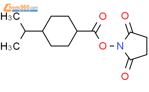 183997 00 4 N 羟基琥珀酰亚胺基反式 4 异丙基环己烷羧酸酯CAS号 183997 00 4 N 羟基琥珀酰亚胺基反式 4 异丙基