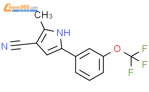 H Pyrrole Carbonitrile Methyl Trifluoromethoxy