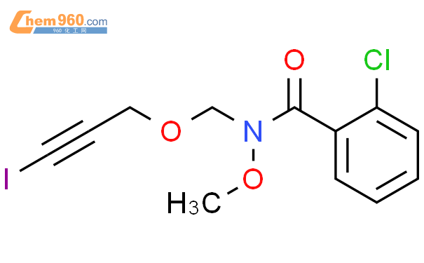 186767 95 3 Benzamide 2 Chloro N 3 Iodo 2 Propynyl Oxy Methyl N