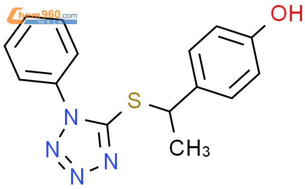 187099 96 3 Phenol 4 1 1 phenyl 1H tetrazol 5 yl thio ethyl CAS号