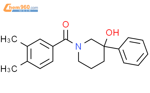 188024 85 3 3 PIPERIDINOL 1 3 4 DIMETHYLBENZOYL 3 PHENYL 化学式结构式分子式