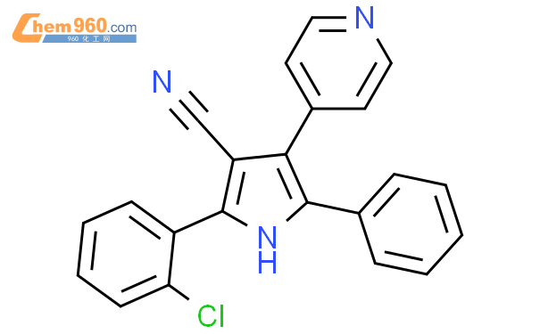 188354 84 9 1H Pyrrole 3 Carbonitrile 2 2 Chlorophenyl 5 Phenyl 4 4