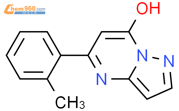 189018 23 3 Pyrazolo 1 5 a pyrimidin 7 ol 5 2 methylphenyl 化学式结构式