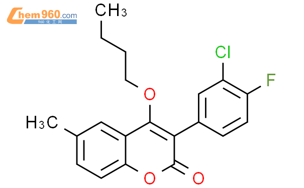 189874 79 1 2H 1 Benzopyran 2 One 4 Butoxy 3 3 Chloro 4 Fluorophenyl