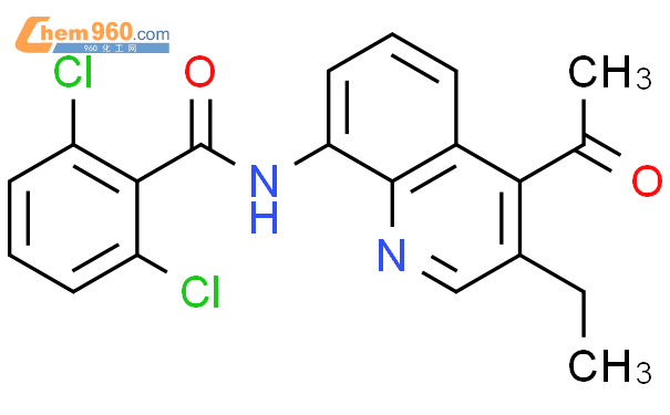 Benzamide N Acetyl Ethyl Quinolinyl Dichloro