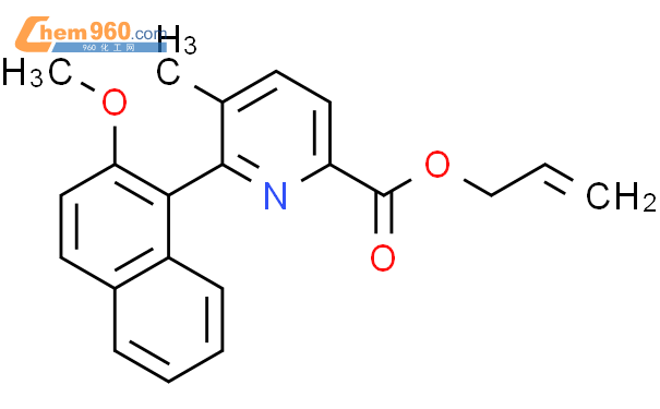 1909131 80 1 2 Pyridinecarboxylic Acid 6 2 Methoxy 1 Naphthalenyl 5