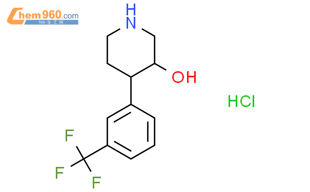 192990 04 8 4 3 trifluoromethyl phenyl piperidin 3 ol hydrochloride化学