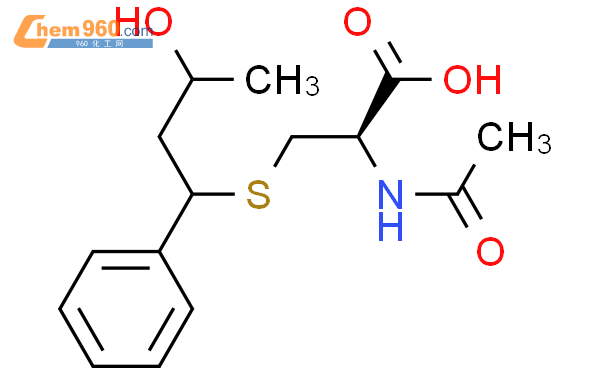 193264 74 3 L Cysteine N acetyl S 3 hydroxy 1 phenylbutyl CAS号