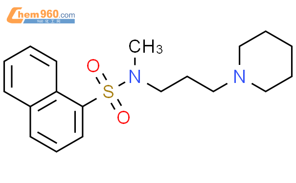 195200 11 4 1 NAPHTHALENESULFONAMIDE N METHYL N 3 1 PIPERIDINYL