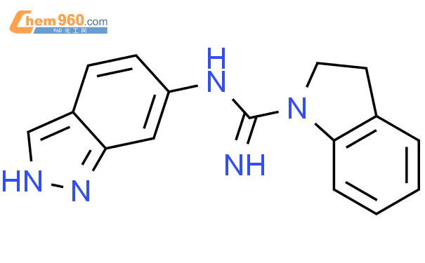 195438 17 6 1H Indole 1 Carboximidamide 2 3 Dihydro N 1H Indazol 6 Yl