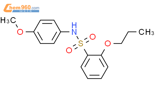 Benzenesulfonamide N Methoxyphenyl Propoxy Cas