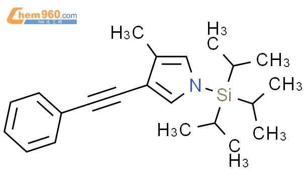 195820 80 5 1H Pyrrole 3 Methyl 4 Phenylethynyl 1 Tris 1