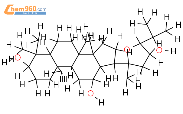 19667 15 3 20 S 24 R epoxydammarane 3alpha 12beta 25 triol化学式结构式分子式