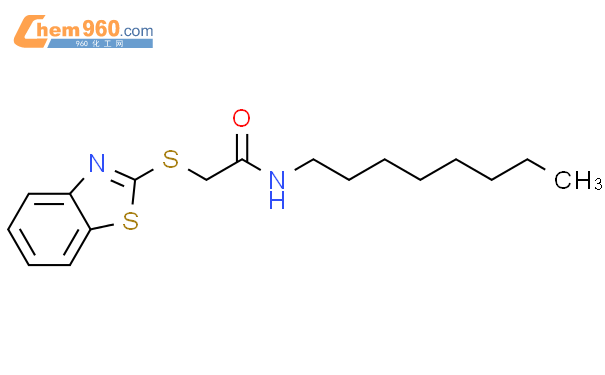 Acetamide Benzothiazolylthio N Octyl Cas