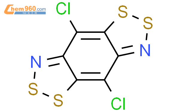 199525 74 1 Benzo 1 2 d 4 5 d bis 1 2 3 dithiazole 4 8 dichloro 化学式