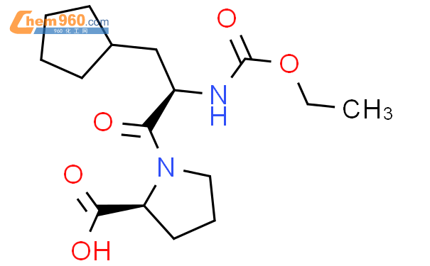 199863 15 5 L Proline 3 cyclopentyl N ethoxycarbonyl D alanyl 化学式结构