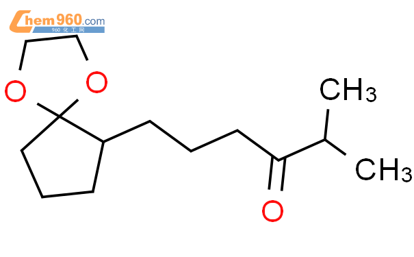 200860 62 4 3 Hexanone 6 1 4 dioxaspiro 4 4 non 6 yl 2 methyl 化学式结构