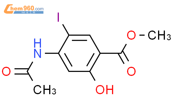 201214 52 0 Benzoic Acid 4 Acetylamino 2 Hydroxy 5 Iodo Methyl