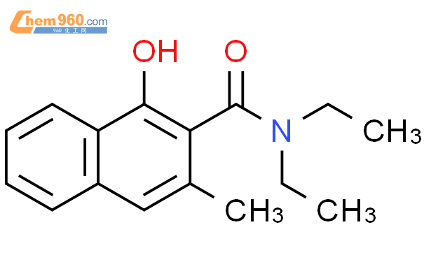 201353 00 6 2 Naphthalenecarboxamide N N diethyl 1 hydroxy 3 methyl 化学