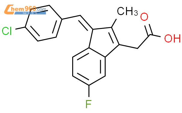 2022 35 7 1H INDENE 3 ACETIC ACID 1 4 CHLOROPHENYL METHYLENE 5