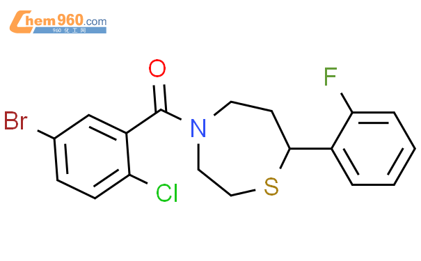 Bromo Chlorophenyl Fluorophenyl Thiazepan