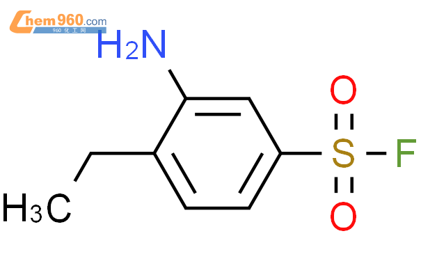 204260 09 3 Benzenesulfonyl fluoride 3 amino 4 ethyl 化学式结构式分子式mol