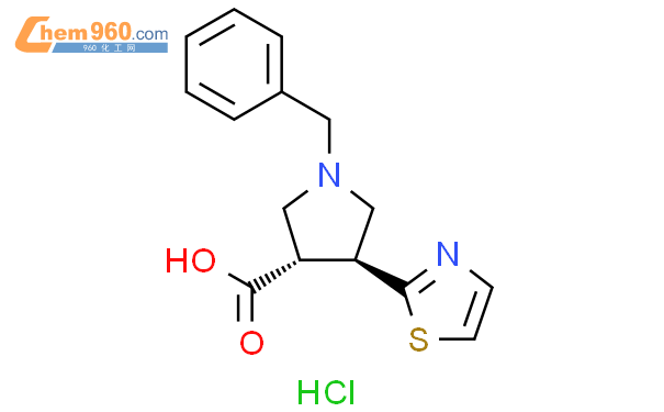 2044706 21 8 3S 4S 1 Benzyl 4 1 3 Thiazol 2 Yl Pyrrolidine 3