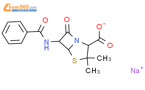 20520 31 4 Sodium 2S 5R 6R 6 Benzoylamino 3 3 Dimethyl 7 Oxo 4 Thia