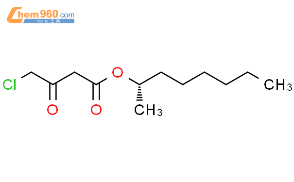 207220 26 6 Butanoic acid 4 chloro 3 oxo 1S 1 methylheptyl ester化学