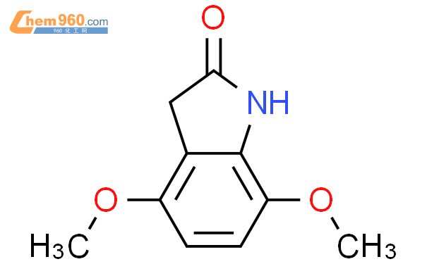 208986 10 1 1 3 dihydro 4 7 dimethoxy 2H Indol 2 oneCAS号 208986 10 1 1