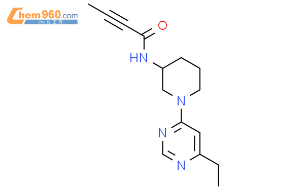 2094298 09 4 N 1 6 ethylpyrimidin 4 yl piperidin 3 yl but 2 ynamide化学