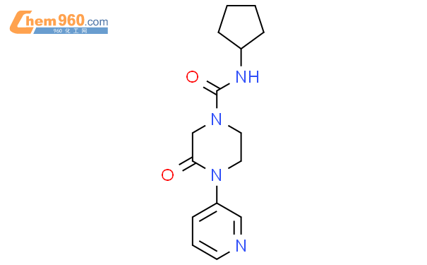 2097923 79 8 N Cyclopentyl 3 Oxo 4 Pyridin 3 Yl Piperazine 1