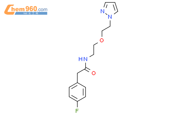 2097930 48 6 2 4 Fluorophenyl N 2 2 1H Pyrazol 1 Yl Ethoxy Ethyl