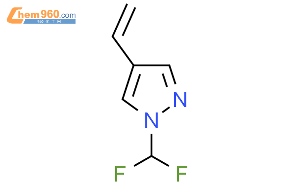 2098115 50 3 1 difluoromethyl 4 ethenyl 1H pyrazole化学式结构式分子式mol