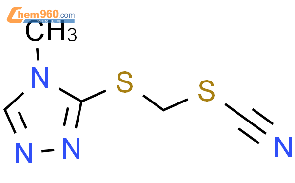 210532 87 9 Thiocyanic Acid 4 Methyl 4H 1 2 4 Triazol 3 Yl Thio