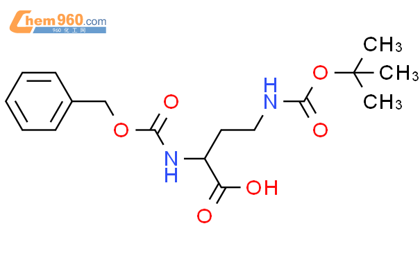214852 60 5 N 苄氧羰基 N 叔丁氧羰基 D 2 4 二氨基丁酸CAS号 214852 60 5 N 苄氧羰基 N 叔丁氧羰基 D