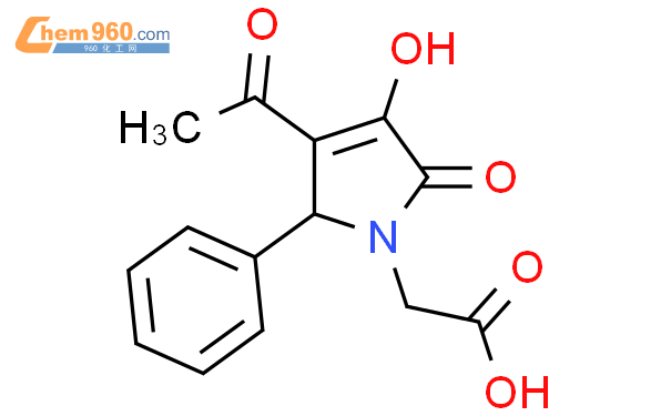 220128 11 0 3 乙酰基 4 羟基 5 氧代 2 苯基 2 5 二氢 吡咯 1 基 乙酸CAS号 220128 11 0 3