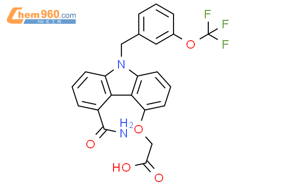 220862 54 4 Acetic Acid 5 Aminocarbonyl 9 3 Trifluoromethoxy