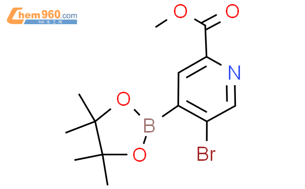 2223041 16 3 5 Bromo 2 Methoxycarbonyl Pyridine 4 Boronic Acid Pinacol