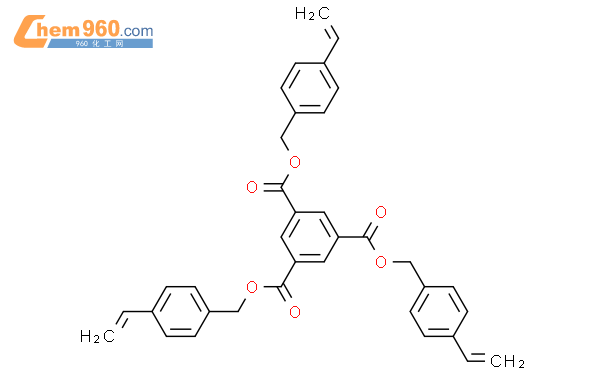 225239 26 9 1 3 5 Benzenetricarboxylic Acid Tris 4 Ethenylphenyl