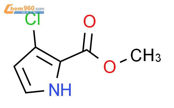 3-氯吡咯-2-甲酸甲酯结构式图片|226410-00-0结构式图片
