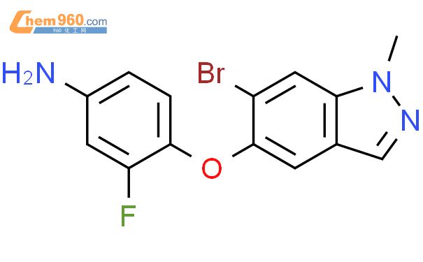 2306275 43 2 Benzenamine 4 6 Bromo 1 Methyl 1H Indazol 5 Yl Oxy 3